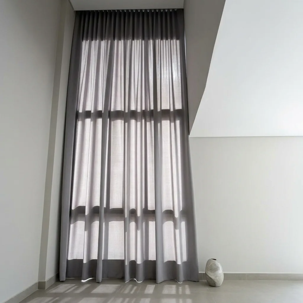 Cortina em ambiente clean